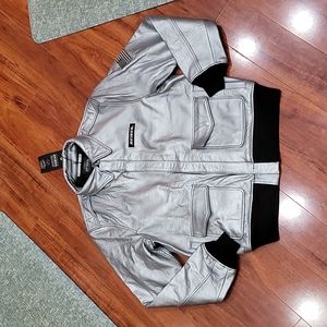 NWT Men's Size XL AVIREX LAMBSKIN LEATHER BOMBER JACKET